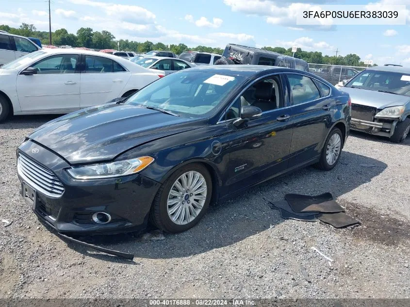 3FA6P0SU6ER383039 2014 Ford Fusion Energi Titanium