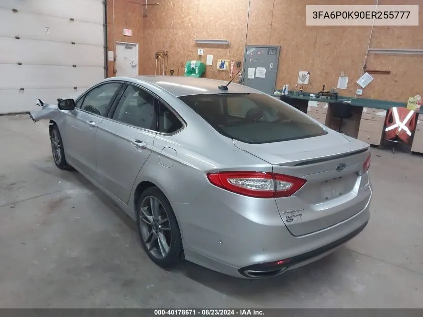 3FA6P0K90ER255777 2014 Ford Fusion Titanium