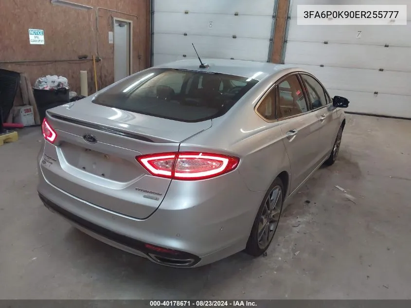 3FA6P0K90ER255777 2014 Ford Fusion Titanium