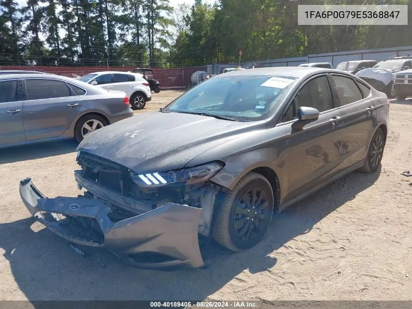 2014 Ford Fusion S VIN: 1FA6P0G79E5368847 Lot: 40189405