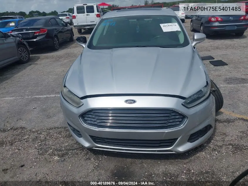 1FA6P0H75E5401485 2014 Ford Fusion Se