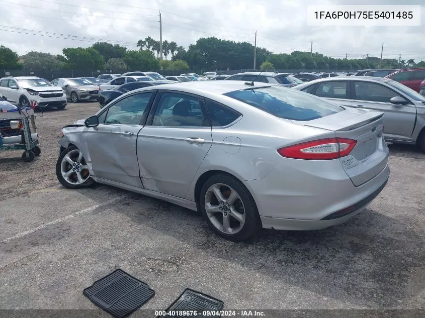 1FA6P0H75E5401485 2014 Ford Fusion Se