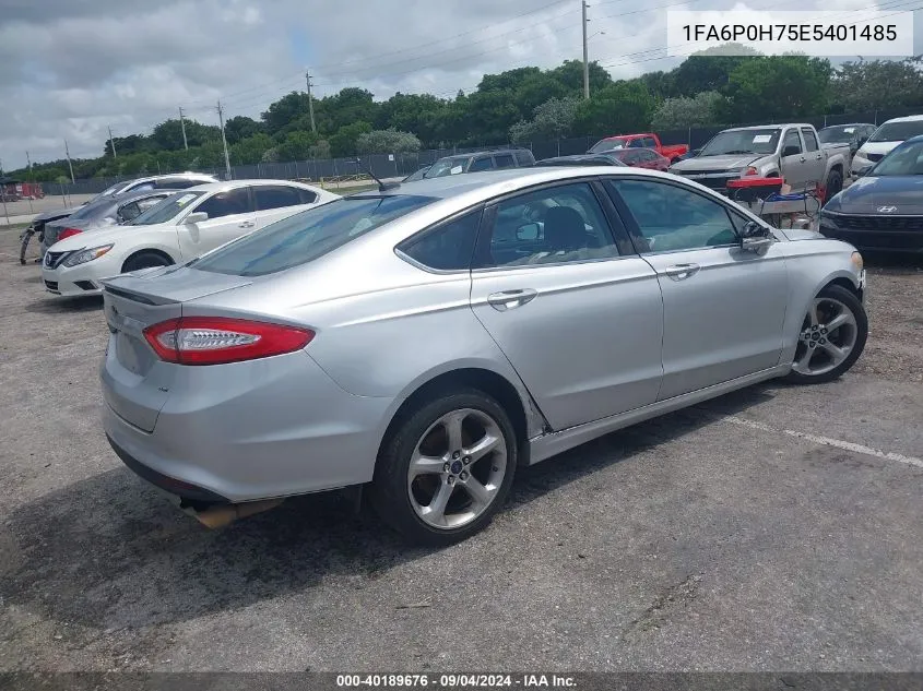 1FA6P0H75E5401485 2014 Ford Fusion Se