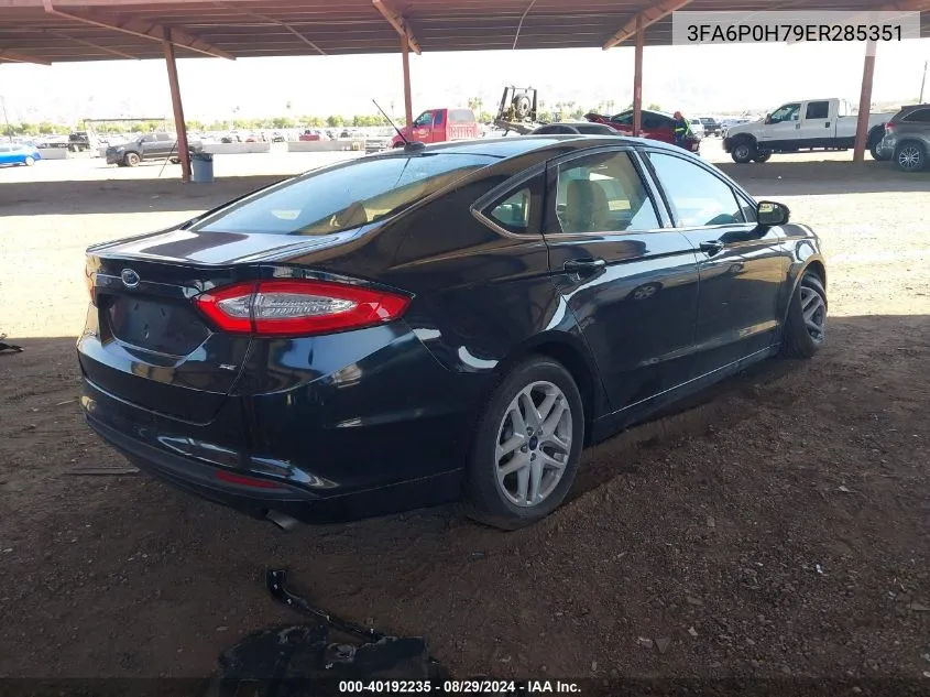 3FA6P0H79ER285351 2014 Ford Fusion Se