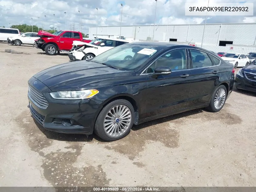 3FA6P0K99ER220932 2014 Ford Fusion Titanium