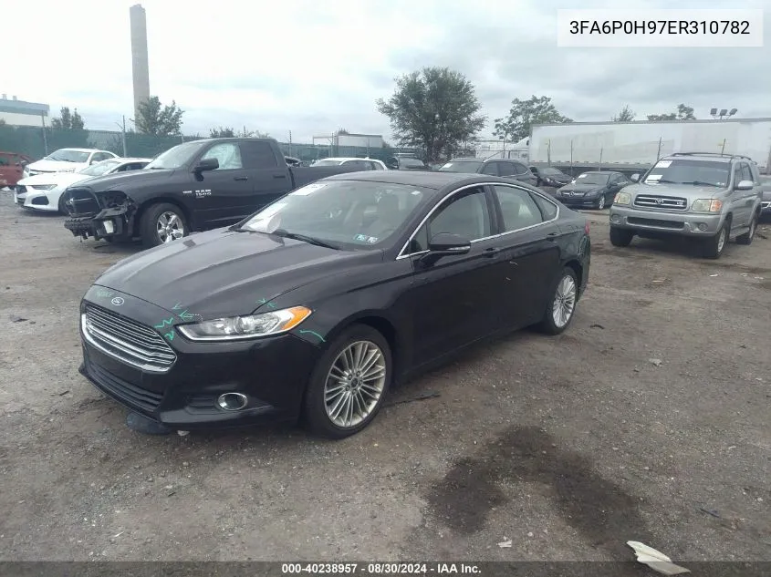 2014 Ford Fusion Se VIN: 3FA6P0H97ER310782 Lot: 40238957