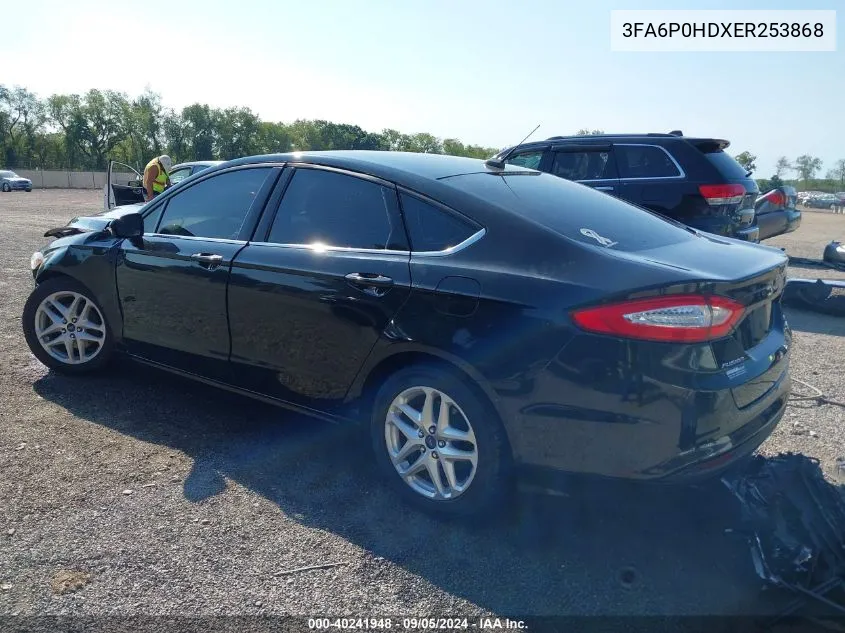 3FA6P0HDXER253868 2014 Ford Fusion Se