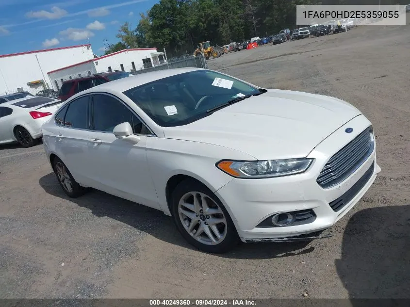 2014 Ford Fusion Se VIN: 1FA6P0HD2E5359055 Lot: 40249360