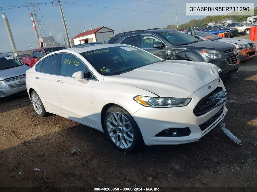 3FA6P0K95ER211290 2014 Ford Fusion Titanium