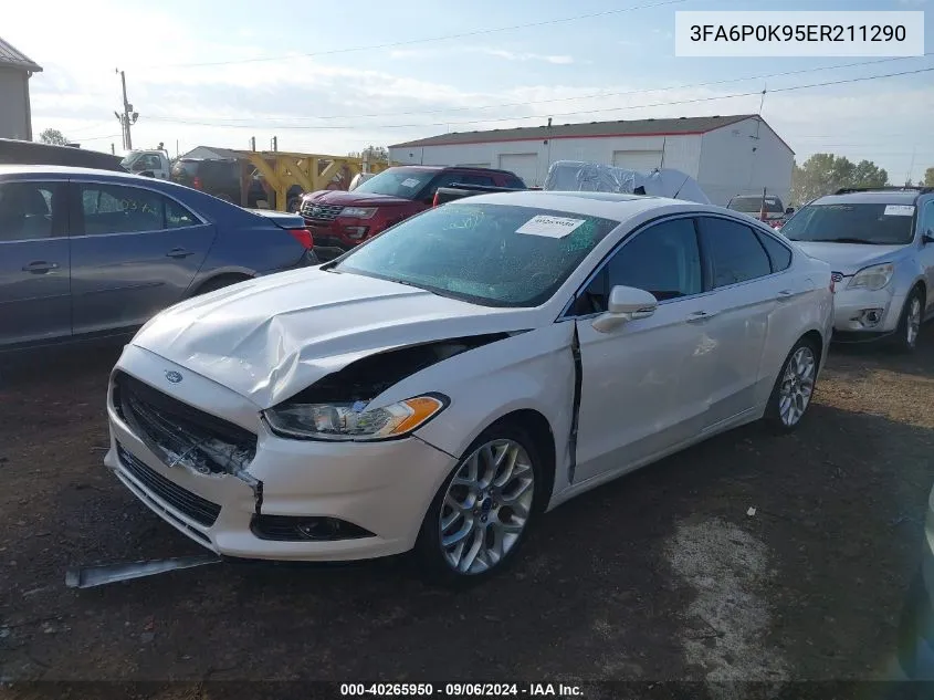 3FA6P0K95ER211290 2014 Ford Fusion Titanium