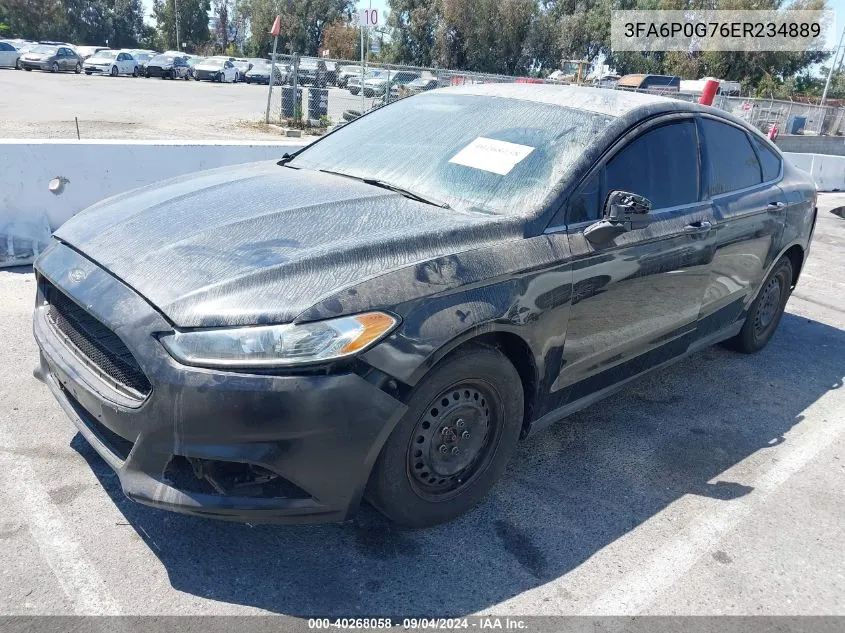 3FA6P0G76ER234889 2014 Ford Fusion S