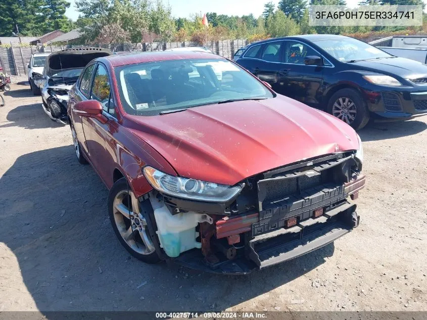 3FA6P0H75ER334741 2014 Ford Fusion Se