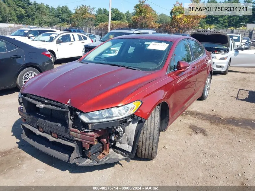 3FA6P0H75ER334741 2014 Ford Fusion Se