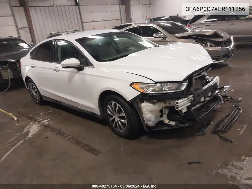 3FA6P0G7XER111256 2014 Ford Fusion S