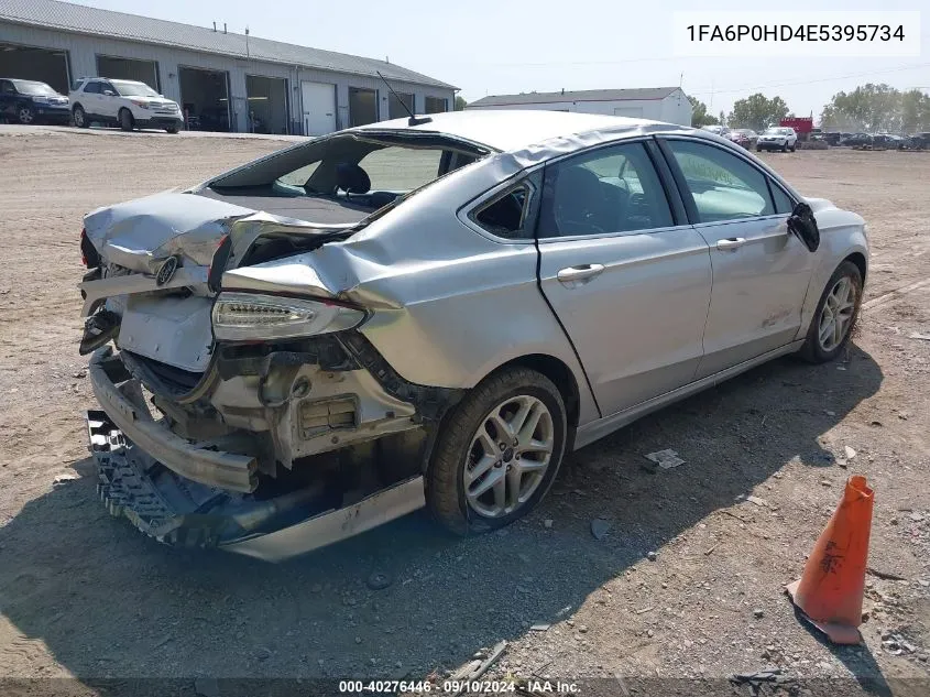 2014 Ford Fusion Se VIN: 1FA6P0HD4E5395734 Lot: 40276446