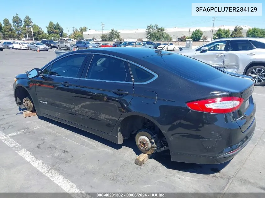 2014 Ford Fusion Hybrid Se VIN: 3FA6P0LU7ER284129 Lot: 40291302