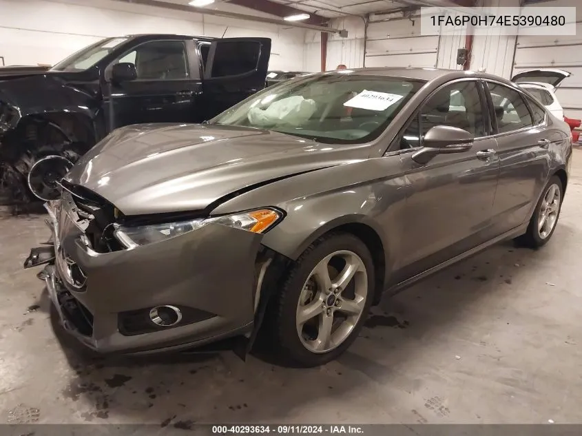 2014 Ford Fusion Se VIN: 1FA6P0H74E5390480 Lot: 40293634