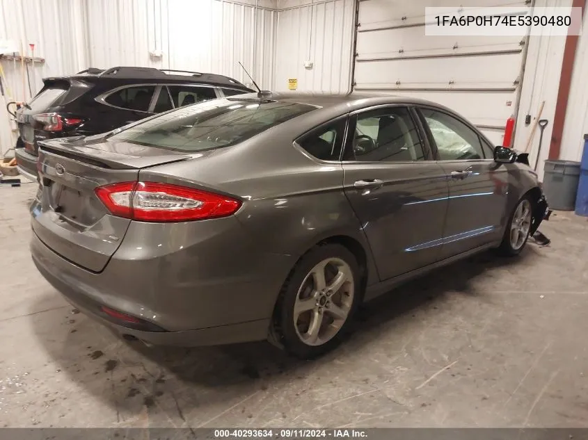 2014 Ford Fusion Se VIN: 1FA6P0H74E5390480 Lot: 40293634