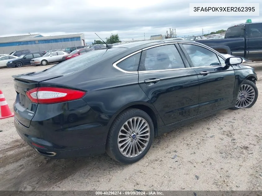 3FA6P0K9XER262395 2014 Ford Fusion Titanium