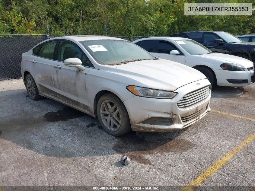 2014 Ford Fusion Se VIN: 3FA6P0H7XER355553 Lot: 40304866