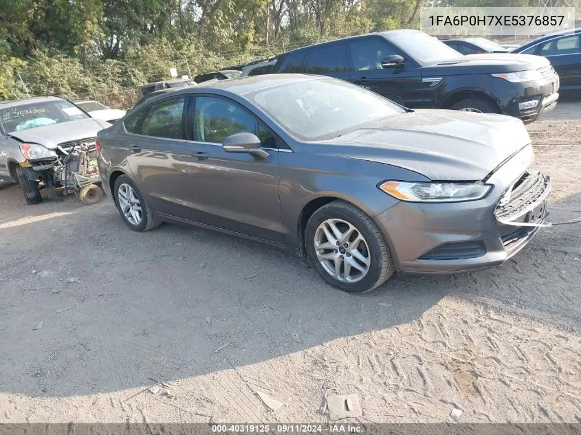 1FA6P0H7XE5376857 2014 Ford Fusion Se