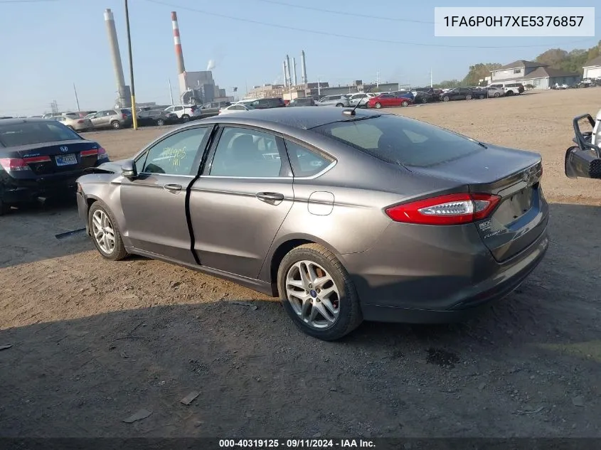 1FA6P0H7XE5376857 2014 Ford Fusion Se