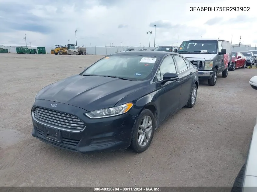 2014 Ford Fusion Se VIN: 3FA6P0H75ER293902 Lot: 40326784