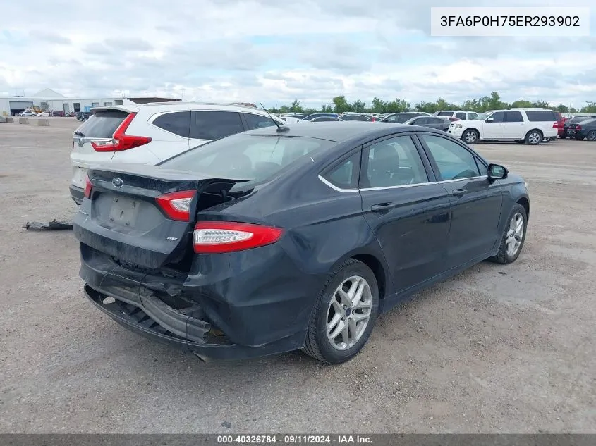 2014 Ford Fusion Se VIN: 3FA6P0H75ER293902 Lot: 40326784