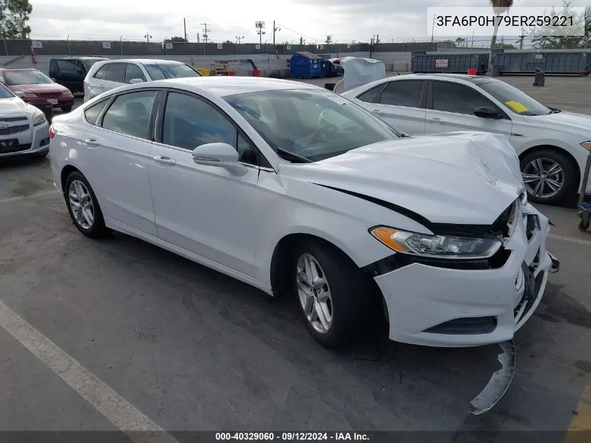 3FA6P0H79ER259221 2014 Ford Fusion Se