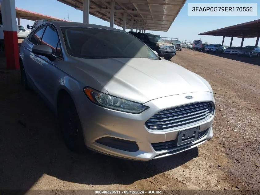 2014 Ford Fusion S VIN: 3FA6P0G79ER170556 Lot: 40329511