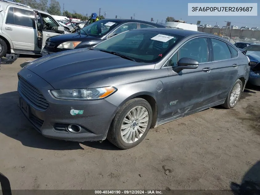 3FA6P0PU7ER269687 2014 Ford Fusion Se Phev