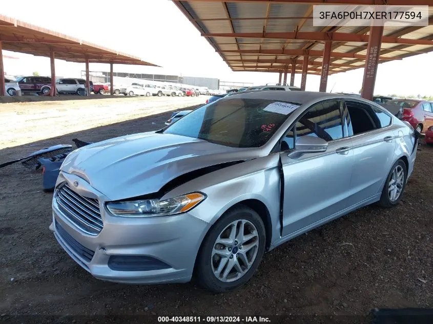 3FA6P0H7XER177594 2014 Ford Fusion Se