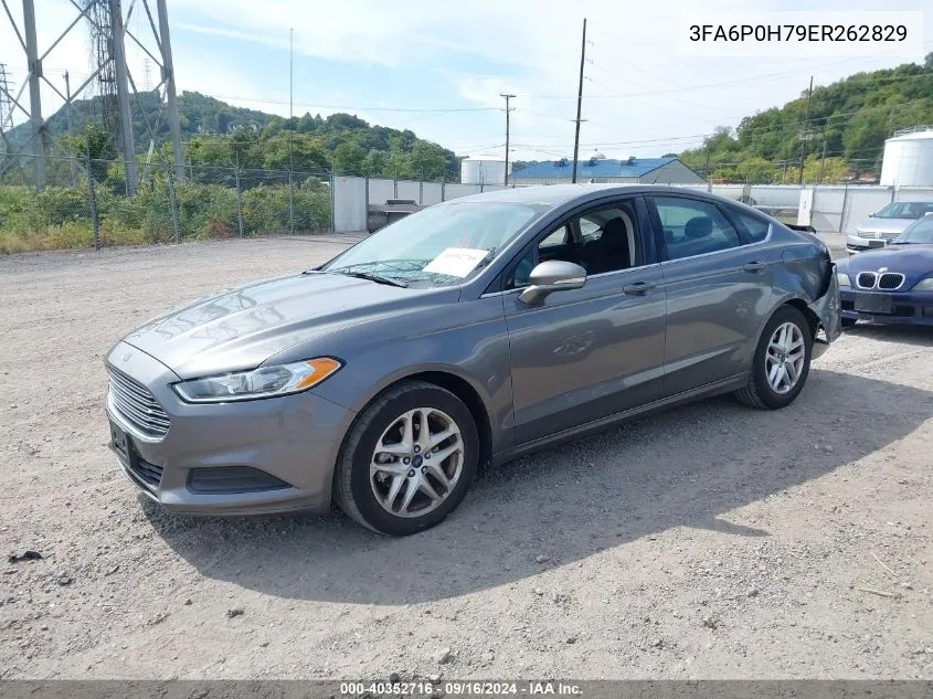 2014 Ford Fusion Se VIN: 3FA6P0H79ER262829 Lot: 40352716