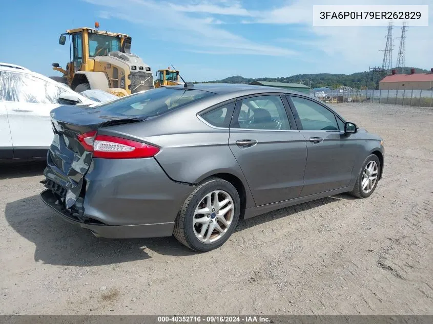 2014 Ford Fusion Se VIN: 3FA6P0H79ER262829 Lot: 40352716