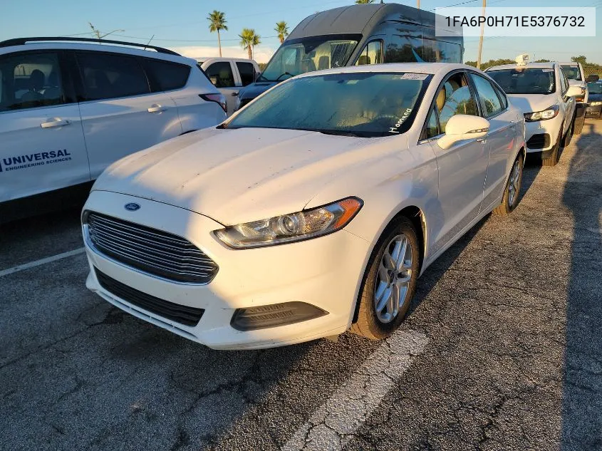 2014 Ford Fusion Se VIN: 1FA6P0H71E5376732 Lot: 40363468