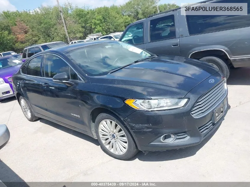 2014 Ford Fusion Hybrid Se VIN: 3FA6P0LU9ER368565 Lot: 40375439