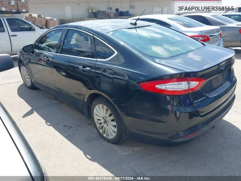 3FA6P0LU9ER368565 2014 Ford Fusion Hybrid Se