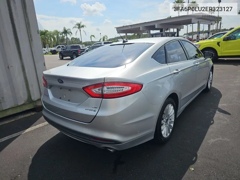 3FA6P0LU2ER323127 2014 Ford Fusion Hybrid Se