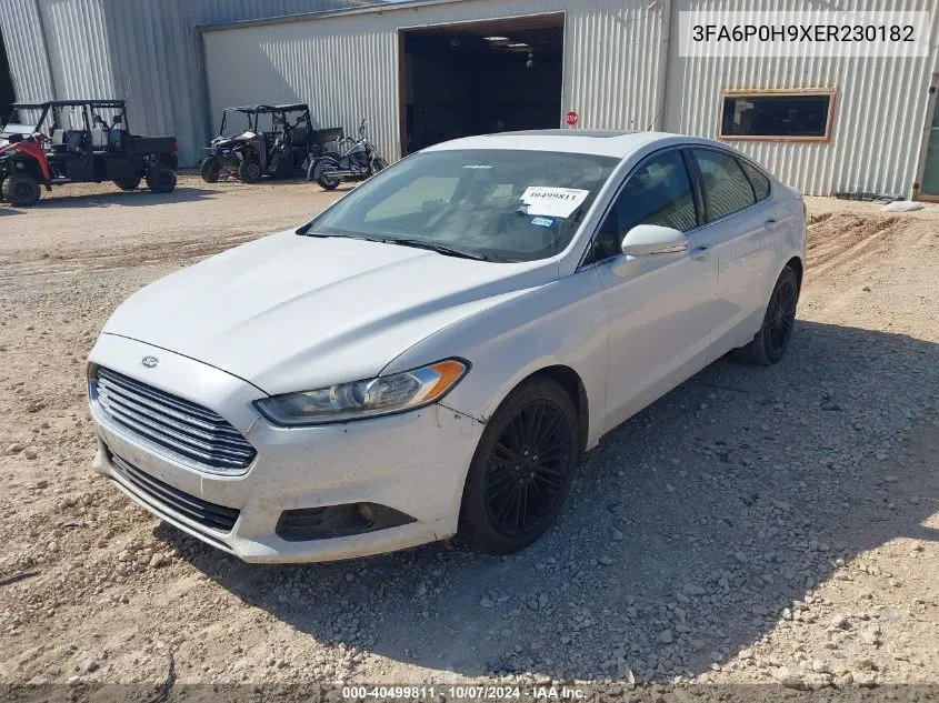 2014 Ford Fusion Se VIN: 3FA6P0H9XER230182 Lot: 40499811