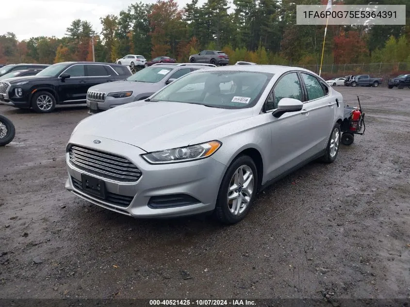 2014 Ford Fusion S VIN: 1FA6P0G75E5364391 Lot: 40521425