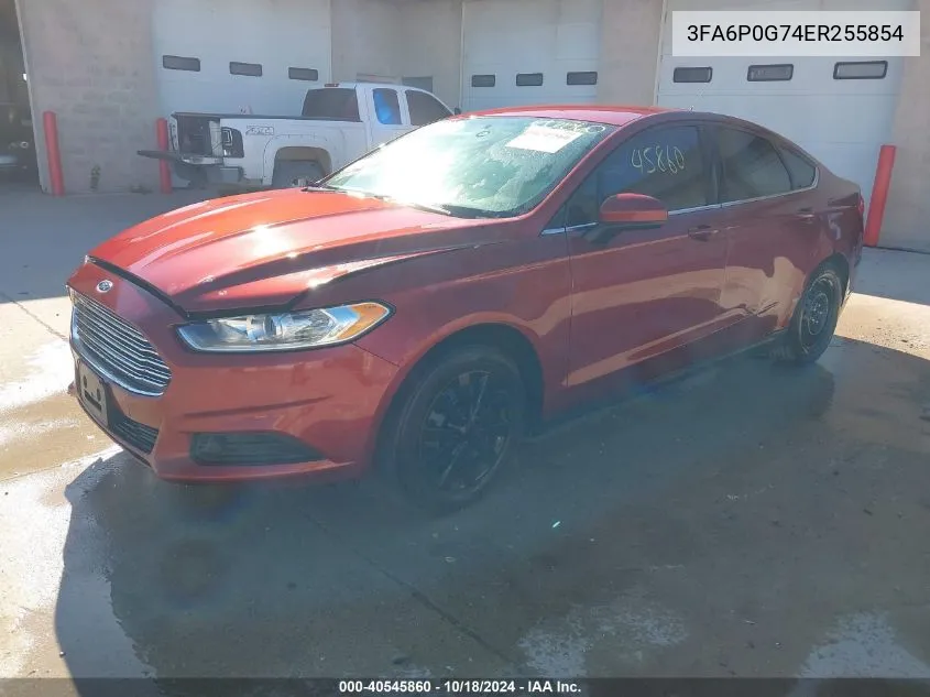 3FA6P0G74ER255854 2014 Ford Fusion S