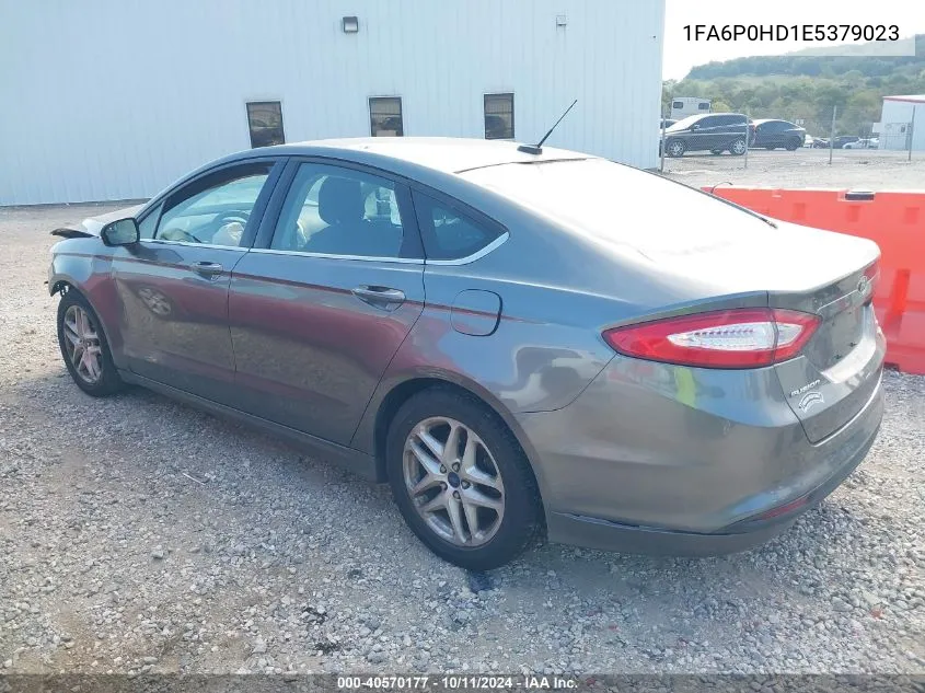 2014 Ford Fusion Se VIN: 1FA6P0HD1E5379023 Lot: 40570177