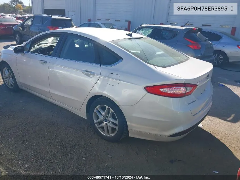 3FA6P0H78ER389510 2014 Ford Fusion Se