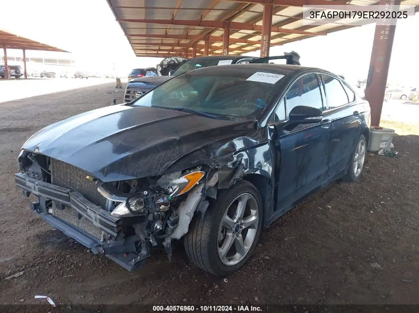 3FA6P0H79ER292025 2014 Ford Fusion Se