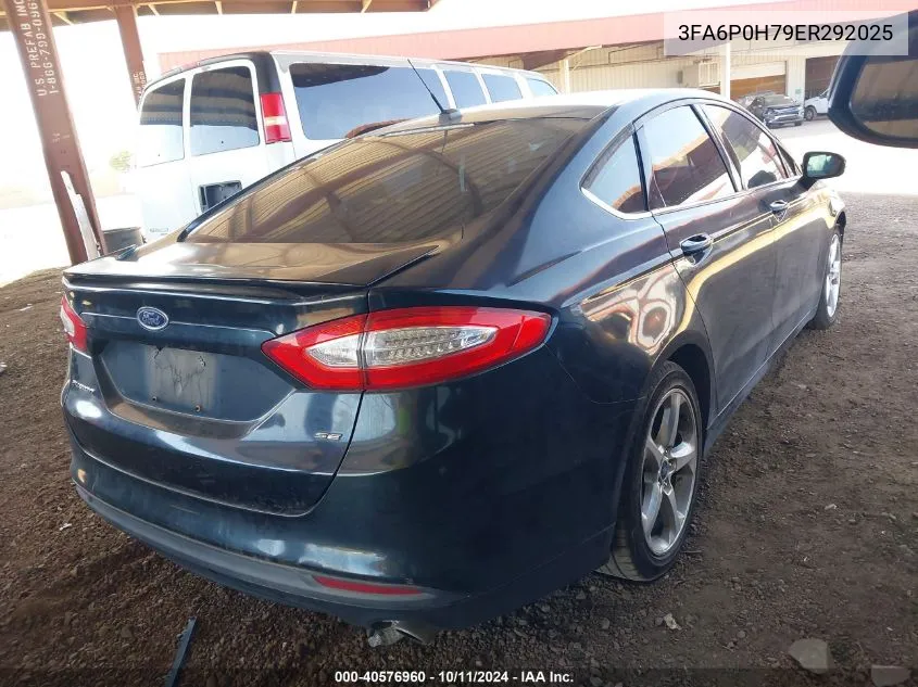 3FA6P0H79ER292025 2014 Ford Fusion Se