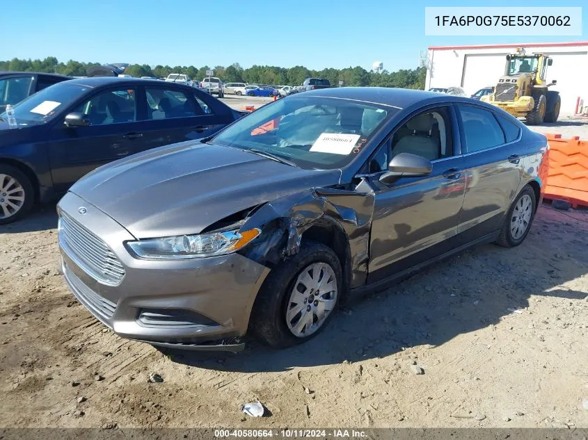 1FA6P0G75E5370062 2014 Ford Fusion S