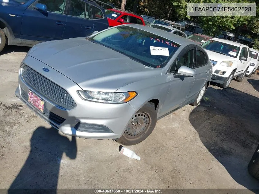 2014 Ford Fusion S VIN: 1FA6P0G74E5402628 Lot: 40637650