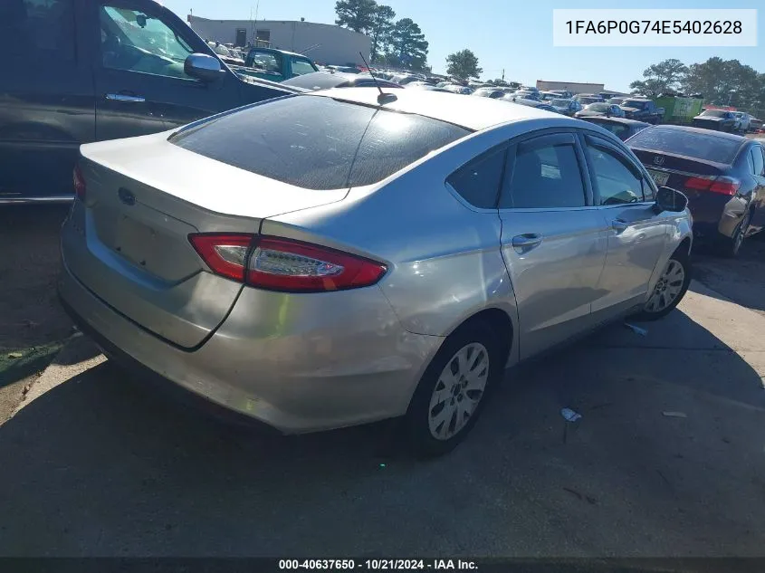 2014 Ford Fusion S VIN: 1FA6P0G74E5402628 Lot: 40637650