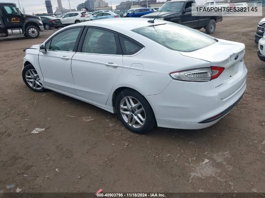 2014 Ford Fusion Se VIN: 1FA6P0H75E5382145 Lot: 40903795