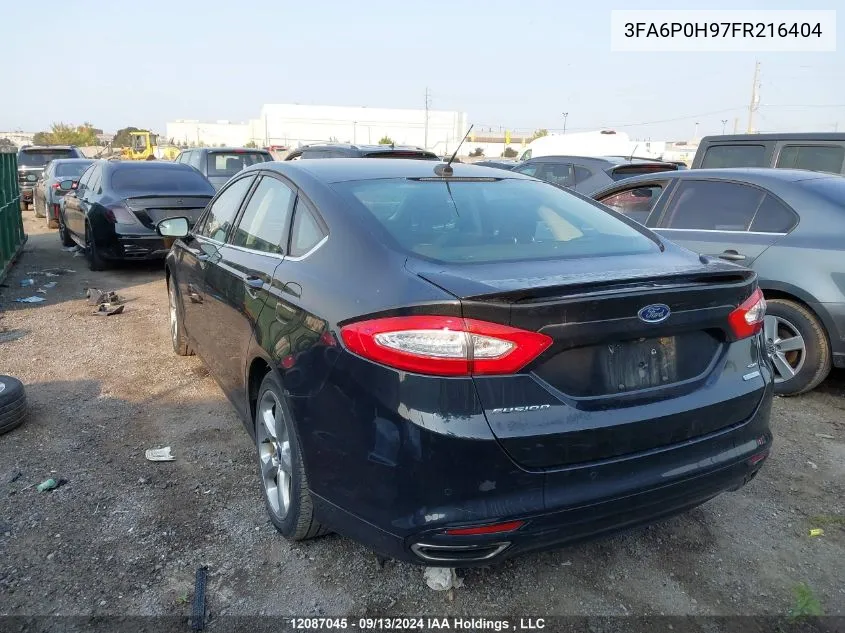 3FA6P0H97FR216404 2015 Ford Fusion Se